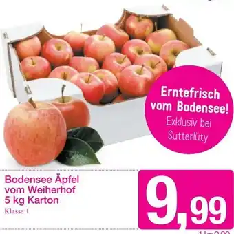 Sutterlüty Bodensee Äpfel Vom Weiherhol 5kg Angebot