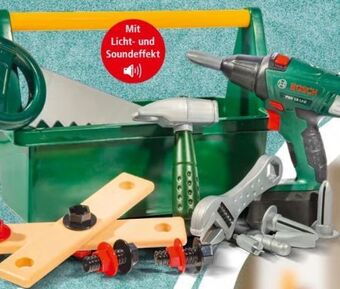 Interspar Bosch werkzeugkiste mit akkuschrauber Angebot
