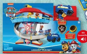 Interspar Paw patrol lookout tower playset headquarter Angebot