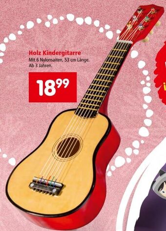 Interspar Kinder holz-gitarre Angebot