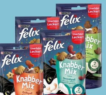 Eurospar Felix knabber mix katzensnacks Angebot