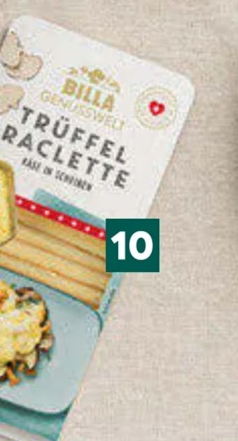 Billa Trüffel raclette Angebot