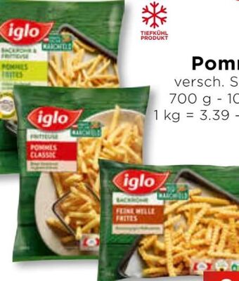 Unimarkt Pommes frites Angebot