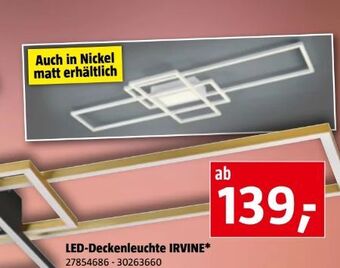 Bauhaus Led-deckenleuchte irvine Angebot
