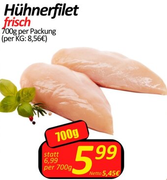 Wurstico Hühnerfilet 700 g Angebot