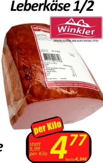 Wurstico Leberkäse 1/2 per kilo Angebot