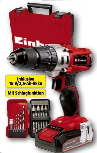 Bauhaus Akku-schlagbohrschrauber set te-cd 18/2 li-i +22 Angebot