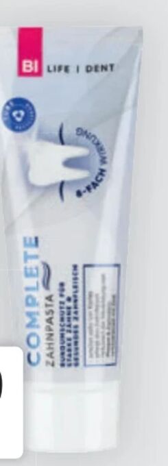 Bipa Zahnpasta complete Angebot