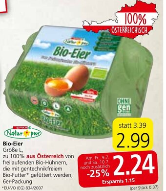 Spar Bio-Eier Angebot