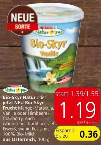 Spar Bio-Skyr Natur Angebot