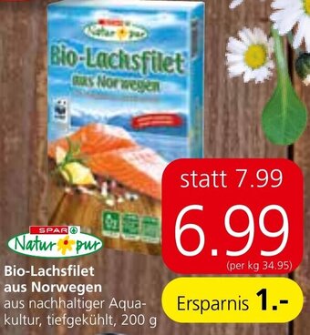 Spar Bio-Lachsfilet 200g Angebot