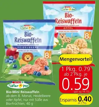 Spar Bio-Mini Reiswaffeln 40g Angebot