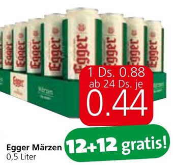 Spar Egger Märzen 0,5 Liter Angebot