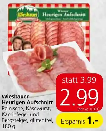 Spar Wiesbauer Heurigen Aufschnitt 180g Angebot