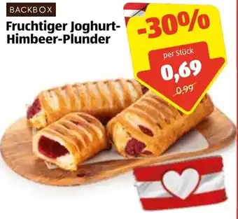 Hofer Fruchtiger Joghurt Himbeer Plunder Angebot