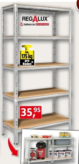 Bauhaus Schwerlastregal Angebot
