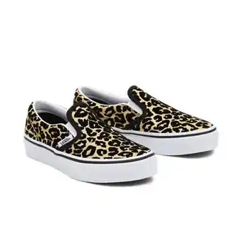 Vans Kinder flocked leopard classic slip-on schuhe (4-8 jahre) Angebot