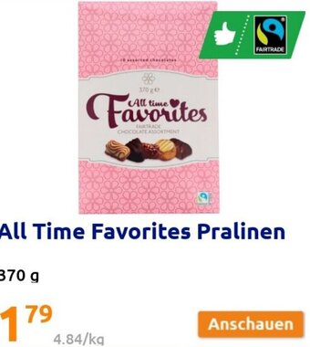 Action All Time Favorites Pralinen 370 g Angebot