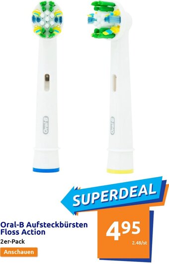 Action Oral-B Aufsteckbürsten Floss Action Angebot