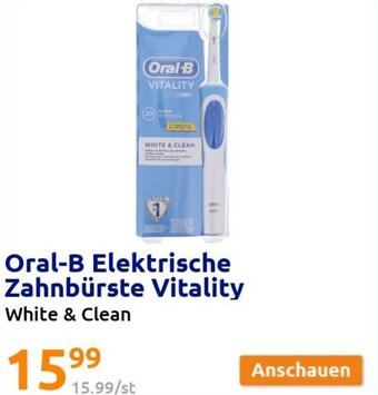 Action Oral-B Elektrische Zahnbürste Vitality White & Clean Angebot