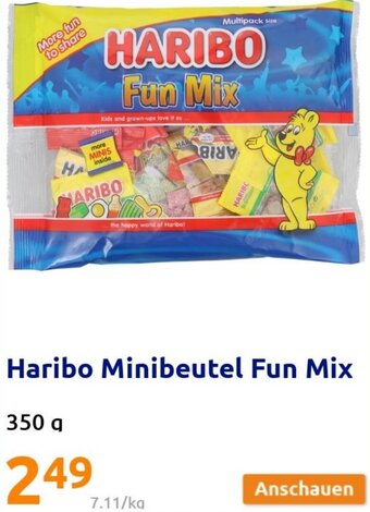 Action Haribo Minibeutel Fun Mix 350 g Angebot