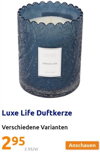 Action Luxe Life Duftkerze Angebot
