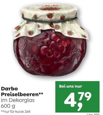 ADEG Darbo Preiselbeeren 600 g Angebot