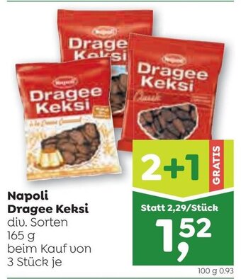 ADEG Napoli Dragee Keksi 165 g Angebot