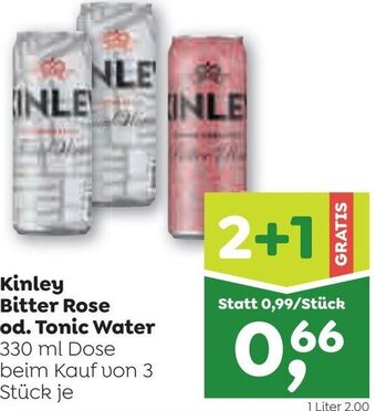 ADEG Kinley Bitter Rose od. Tonic Water 330 ml Angebot