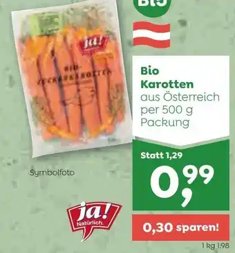 ADEG Bio Karotten 500 g Angebot