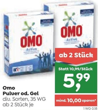 ADEG Omo Pulver od. Gel 35 WG Angebot