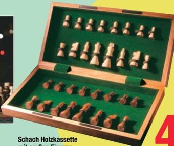 Maximarkt Schach holzkassette Angebot