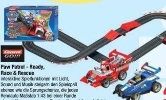 Maximarkt Paw patrol autorennbahn ready race rescue Angebot