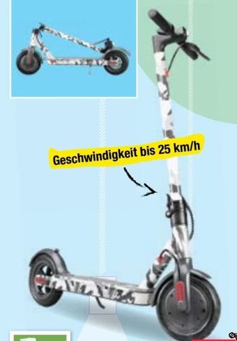 Maximarkt E-scooter moopy 6-20 camouflage Angebot