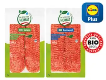 Lidl Bio kantwurst oder salami Angebot
