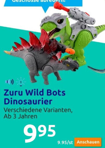 Action Zuru Wild Bots Dinosaurier Angebot