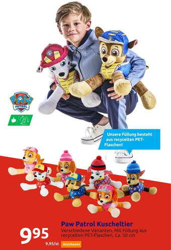 Action Paw Patrol Kuscheltier 50 cm Angebot