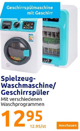 Action Spielzeug- Waschmaschine/ Geschirrspüler Angebot