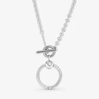 Pandora Pandora moments o anhänger halskette mit t-verschluss Angebot