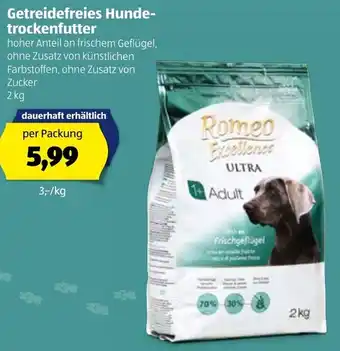 Hofer Getreidefreies Hunde-Trockenfutter 2kg Angebot