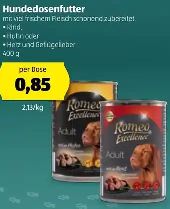 Hofer Hundedosenfutter 400g Angebot