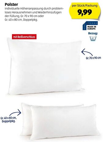 Hofer Polster Angebot