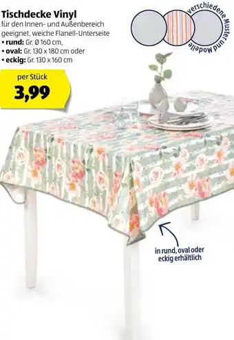 Hofer Tischdecke Vinyl Angebot