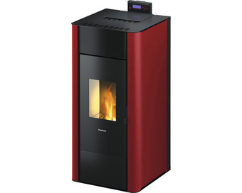 Hornbach Wasserführender pelletofen freepoint hydro tesis stahl bordeaux 23 kw Angebot