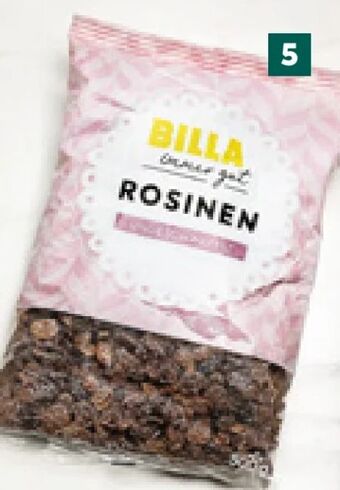 Billa Rosinen Angebot