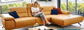 Polstermöbel Fischer Ecksofa leder Angebot
