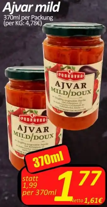 Wurstico Ajvar mild 370ml Angebot