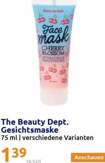 Action The Beauty Dept. Gesichtsmaske 75 ml Angebot