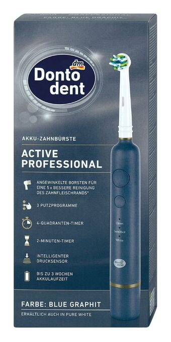dm Akku-zahnbürste active professional Angebot