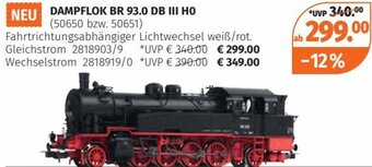 Müller Piko Dampflok BR 93.0 DB III H0 Angebot